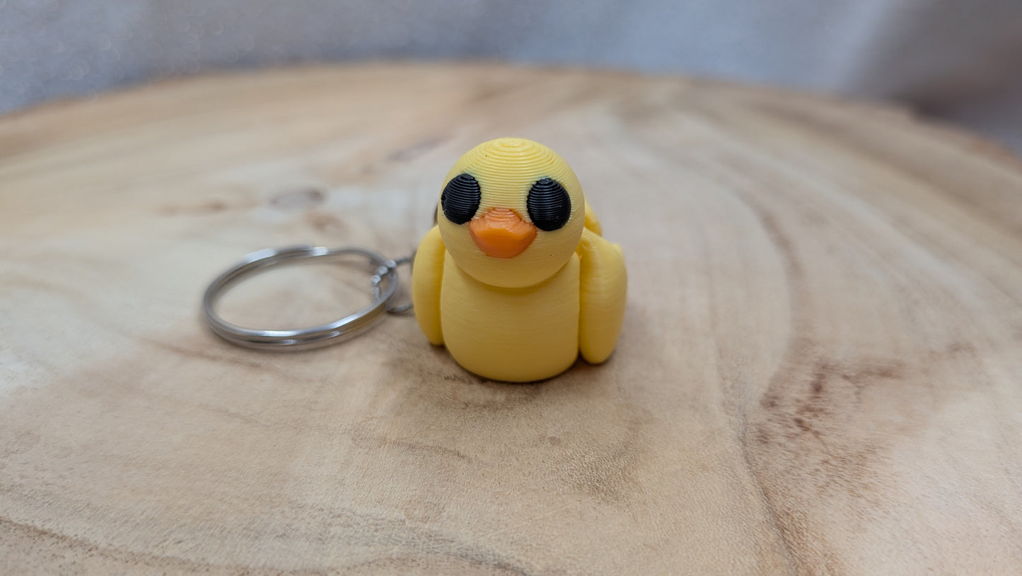 Sleutelhanger Eend geel