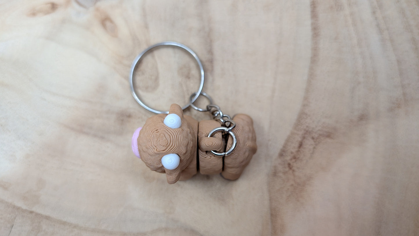 Sleutelhanger highland cow