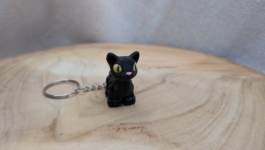 Sleutelhanger Zwarte kat