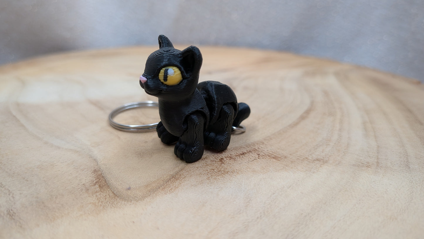 Sleutelhanger Zwarte kat